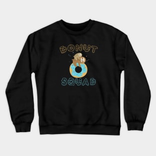 Donut Squad Sloth Gift Sloth Lovers Gift Crewneck Sweatshirt